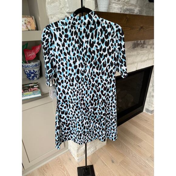 Tail Women's Leopard Coast Halston Golf Dress Size S - Picture 4 of 9